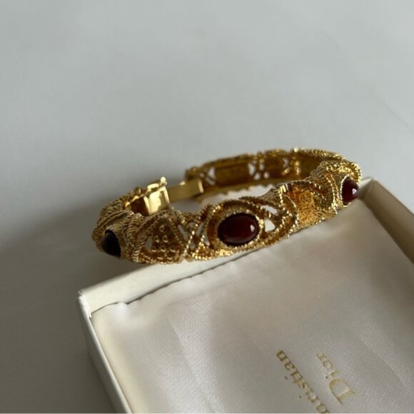 Vintage Christian Dior Henkel Grosse 60's Bangle Bracelet - Picture 6 of 10